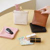 Key storage bag with automatic closure, light luxury and simple cosmetic bag, portable storage bag with elastic piece closure, mini bag