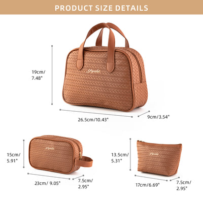Cosmetic bag Brown 356